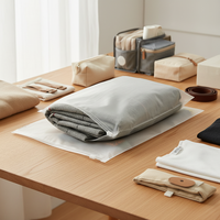 Sacs en plastique personnalisés pour t-shirts, vêtements, sacs biodégradables givrés avec fermeture éclair auto-scellante, emballage et impression de logo personnalisé