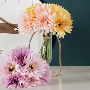 Zuoyi flores artificiais de seda 25cm, novas flores de gerbera, toque natural, seda, margarida africana para decoração de casa - Product Image 4