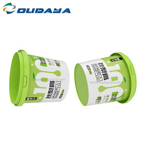 Gobelets jetables en plastique OUDAYA pour crème glacée, yaourt, jus - PP de qualité alimentaire, paroi simple, sans transfert d'odeurs, inviolables, ISO, personnalisables - Product Image 5