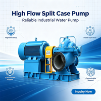 Pompa Air Sentrifugal Tipe Split Hisap Ganda untuk Pemadam Kebakaran dengan Motor 380V Produktivitas 1000L/Jam Daya 3kW