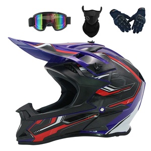 Casque de motocross pour adulte avec lunettes, gants et masque-Casque de moto et de VTT tout-terrain DOT/FMVSS-218 - Product Image 5