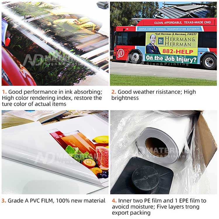 vinyl printable roll white factory