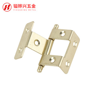 Yihuaxing Metal Furniture Hinge 50x48x2.0T Bronze Surface Mount Durable - Product Image 1