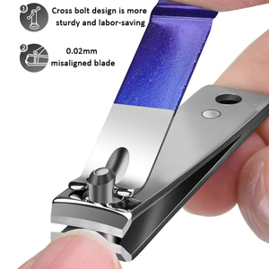 Chuyên Nghiệp Làm Móng Tay Móng Chân Kit Thép Không Gỉ Nail Clipper Cắt Kéo Thiết Lập Chính Xác Chăm Sóc Móng Tay Chải Chuốt Công Cụ Với Trường Hợp Du Lịch - Product Image 4