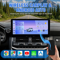 Autoradio GPS Android 12,3 pouces pour tableau de bord, unité centrale de navigation pour Land Cruiser LC300 2022-2026 QLED, garantie 1 an
