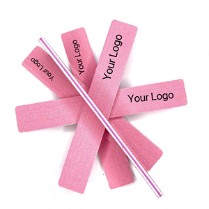 Limas <span class=keywords><strong>de</strong></span> <span class=keywords><strong>Uñas</strong></span> Lavables al por Mayor OEM, Grano 80, Forma Cuadrada, Color Rosa, Herramientas <span class=keywords><strong>de</strong></span> Manicura - Product Image 6
