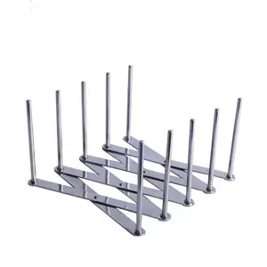 Kitchen Stainless Steel Pot Lid Organizer Rack Spoon Plate Holder Shelf Telescopic Folding Storage Rack For Dish
