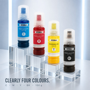 Tinta de sublimación por transferencia de calor de 100 ml compatible con Ricoh GC21 GC31 GC41, tinta de impresión de inyección de tinta de escritorio para camisetas y pancartas - Product Image 1
