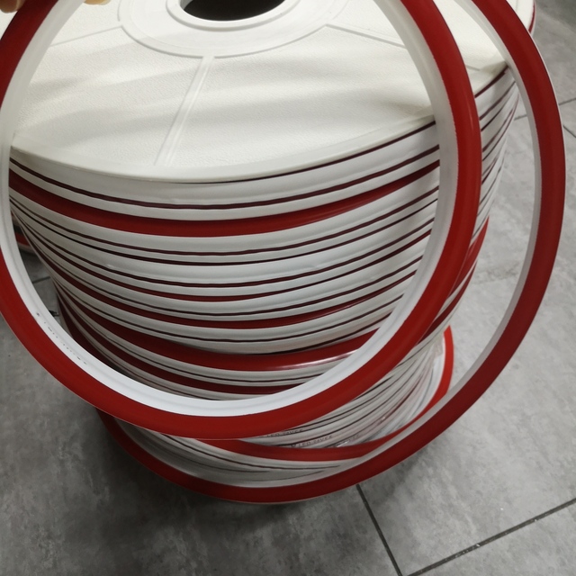 Colored PVC Jacket Neon Strip Flat 11x19mm Cuttable Led Flex Neon Rope Light with Cable Come Out From Back Side