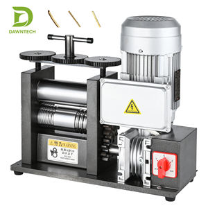 Machine à laminer 160 mm 750 W pour la fabrication de bijoux en or et en argent, lamination de fil plat et rond avec interrupteur marche/arrêt. - Product Image 3