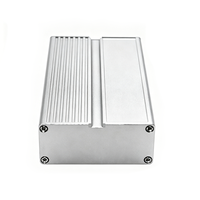Boîtier d'amplificateur en aluminium extrudé, boîtier OEM pour carte PCB, boîtier électronique en alliage d'aluminium extrudé, boîte de jonction en aluminium