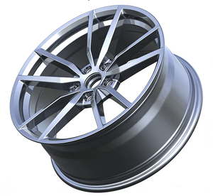 Jantes de course JUWA en alliage d'aluminium forgé 20 mm ET 5x112 18 pouces Gunmetal, style <span class=keywords><strong>Golf</strong></span> R Pretoria, neuves, pour MK5/MK6/MK7 - Product Image 3
