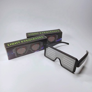 8 modèles <span class=keywords><strong>Choisi</strong></span> Shenzhen Approvisionnement Clignotant Néon <span class=keywords><strong>A</strong></span> MENÉ des Lunettes De Soleil Pour La Fête - Product Image 6
