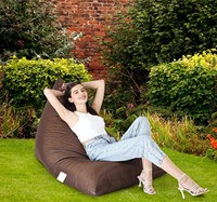 Housses de pouf triangulaire Pouf de pouf d'extérieur Chaises Big Bean Bag pour adultes