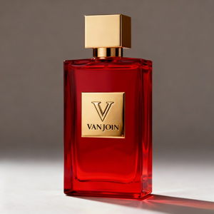 Envases de Perfume de Lujo, Botella de Vidrio Cuadrada Plana con Etiqueta Metálica, Atomizador de 30ml 50ml 100ml para Fragancias de Nicho - Product Image 4