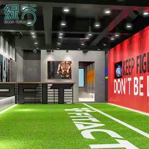 풍경과 정원을위한 4 색 원사와 도매 인조 잔디 합성 잔디 cesped sintetico futbol