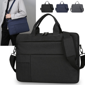 Sac pour ordinateur portable imperméable Oxford pour hommes, résistant aux chocs, décontracté, avec fermeture éclair. - Product Image 1