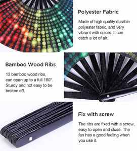 Abanicos de Mano de Bambú Ecológicos con Logotipo Personalizado, al por Mayor, para Promociones - Product Image 5