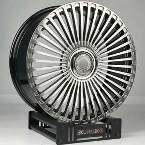 Rines Bku Forjados 5x112 de 19-24 Pulgadas, Cubierta Flotante Personalizada, Rin de Aleación para <span class=keywords><strong>Mercedes</strong></span> <span class=keywords><strong>Maybach</strong></span> W222 W223 S480 S580 <span class=keywords><strong>S600</strong></span> S680 SL <span class=keywords><strong>GLS</strong></span> - Product Image 2