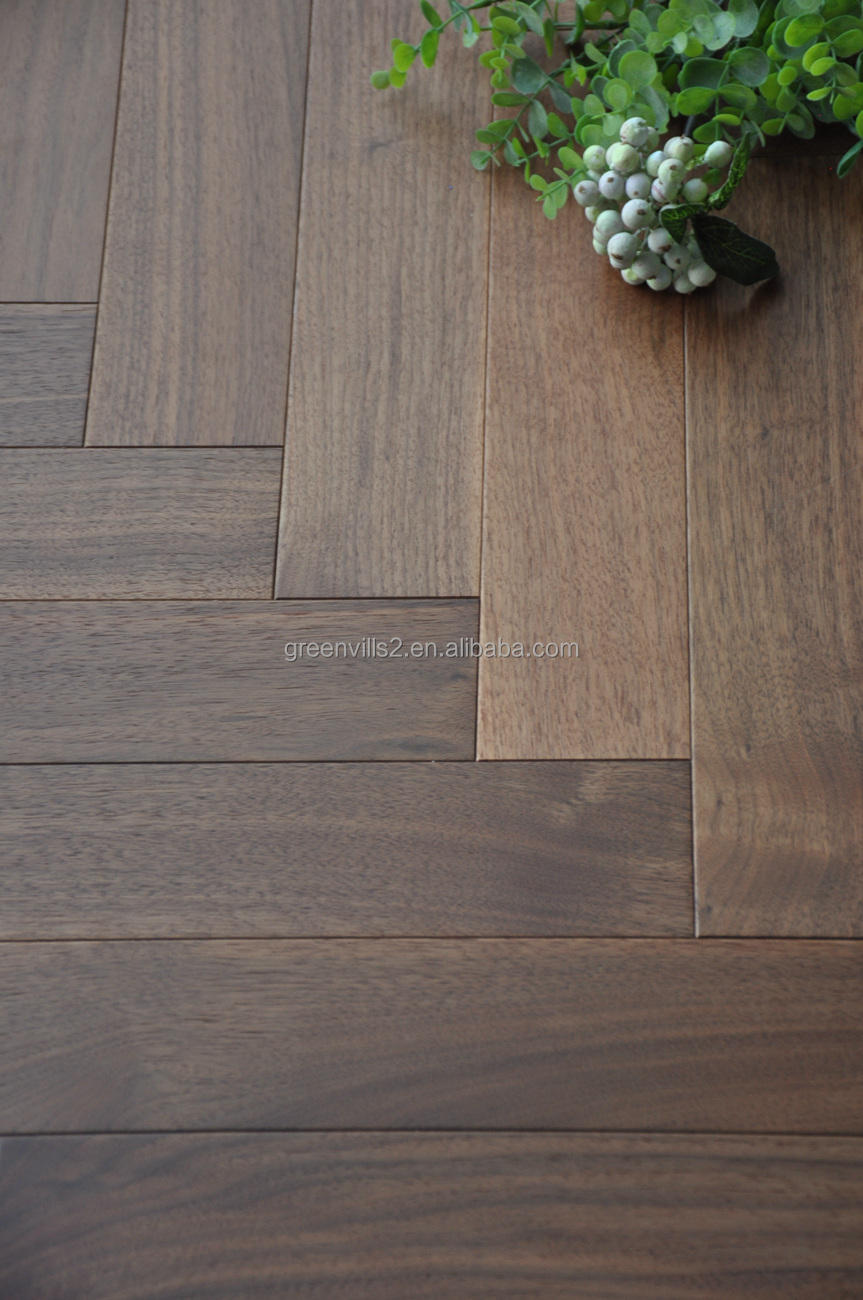 纯色人字胡桃木地板拼花人字木地板人字硬木地板