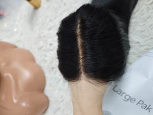 Promotion : Perruques en dentelle HD 5x5 à 62 $, 100 % cheveux humains, SDD, vietnamiennes, vierges, soyeuses, lisses comme des baguettes, de 10 à 22 pouces - Product Image 2