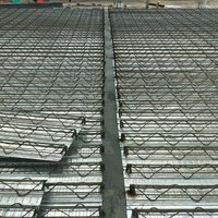 Plancher en treillis d'acier économique