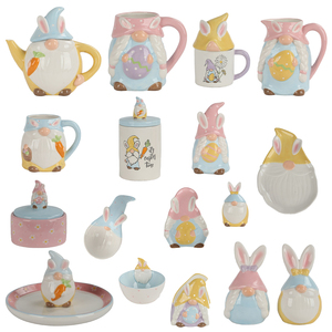 Gnome kebun 32 Oz. Teko 3D, Ketel teh keramik - Product Image 2