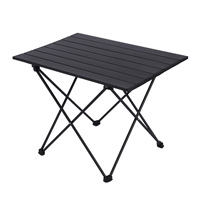 Table pliante compacte en acier au carbone pour l'extérieur - Table multifonctionnelle pour le camping, les pique-niques et les marchés nocturnes - Vente directe usine