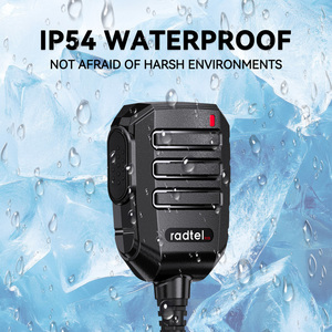 Radte R1s Microphone 360 ° Đa Hướng Quay Lại Clip K-Loại Giao Diện <span class=keywords><strong>LED</strong></span> Có Dây Loa Tương Thích RT-4D RT-920 - Product Image 5