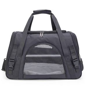 Premium taşınabilir katlanır <span class=keywords><strong>Sherpa</strong></span> köpek kedi kafes çanta evcil taşıma Tote havayolu uyumlu seyahat evcil hayvan taşıyıcı çantası - Product Image 5