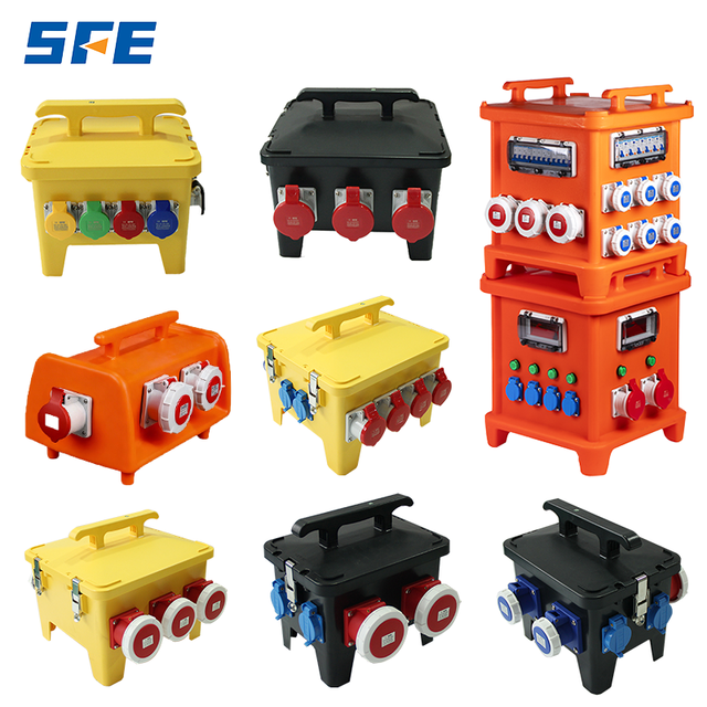 SFE IP44 IP67 Waterproof Portable Combined Industrial Socket Electrical Power Distribution Box CE