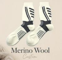 Chaussettes en laine mérinos, chaussettes de ski, chaussettes de randonnée en plein air, chaussettes de montagne, chaussettes de sport mi-mollet