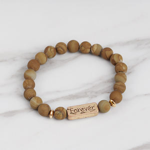 2024 bracelets d'<span class=keywords><strong>amitié</strong></span> de créateur gravés personnalisés et bracelets bijoux de mode bracelets en pierre pop pour femmes - Product Image 5