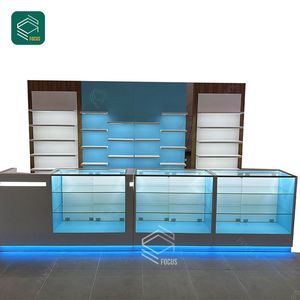 Tùy chỉnh hiển thị kệ kính hiển thị trường hợp xì gà truy cập Showcase Glass hiển thị cho khói cửa hàng - Product Image 5