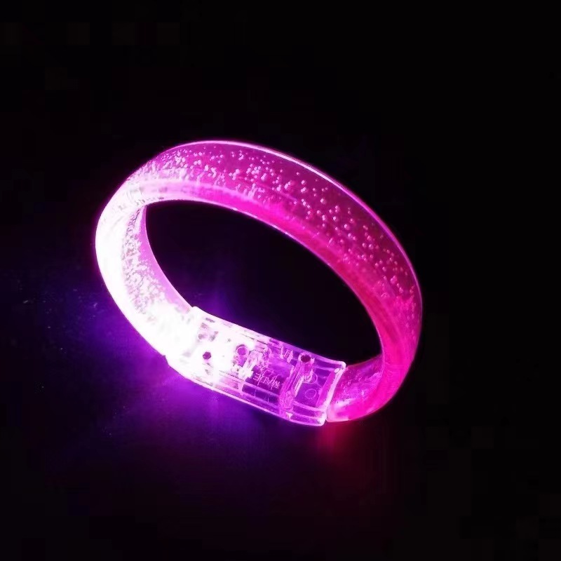 bracelet large rose clair