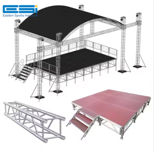 Armazón circular de aluminio portátil ESI con diseño modular y capacidad de carga de 500kg para eventos temáticos de escenario y eventos al aire libre/interior - Product Image 1