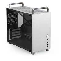 Boîtier de PC de jeu MATX tout en aluminium, coque de boîtier en alliage d'aluminium usiné CNC pour ordinateur de jeu