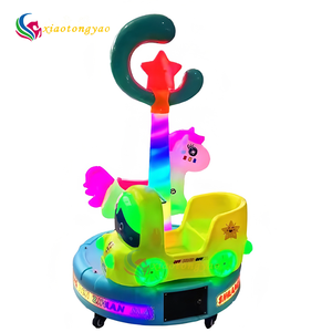 Manège d'extérieur pour enfants à monnayeur en fibre de verre, machine de jeu d'arcade pour enfants, certifiée CE, garantie 1 an, grande capacité pour - Product Image 5