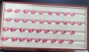 <span class=keywords><strong>Sapphire</strong></span> cho đồ trang sức padparadscha màu hồng cam nguyên liệu Thượng Hải tùy chỉnh thực hiện tùy chỉnh nhiệt tổng hợp <span class=keywords><strong>Ruby</strong></span> thô <span class=keywords><strong>Sapphire</strong></span> - Product Image 5