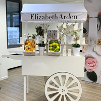 Chariot mobile personnalisé en fibre de verre pour mariage, pour bonbons et glaces, remorque alimentaire, restauration rapide, snacks, événements multi-scènes, avec roues