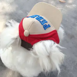 फैशन बड़े कुत्ते बेसबॉल कैप धूप से सुरक्षा आउटडोर पालतू कुत्ता कैप टोपी