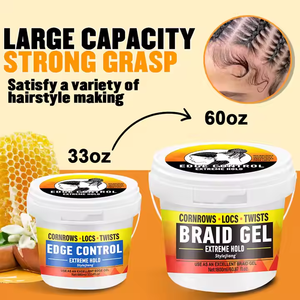 Gel Coiffant Professionnel en Gros pour Tresses, Cire Capillaire au Miel, Fixation Forte pour Cheveux Bouclés au Coco, Tous Types de Coiffures - Product Image 5