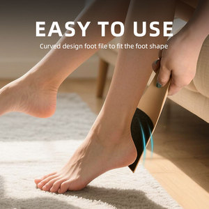 Lime à pieds UUYP L-B095 à succès avec manche en plastique pour <span class=keywords><strong>pédicure</strong></span> et soin des pieds à <span class=keywords><strong>domicile</strong></span> - Product Image 2