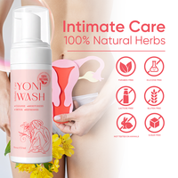 Nettoyant intime féminin biologique à marque privée, mousse nettoyante pour le vagin, soin hygiénique féminin pour femmes