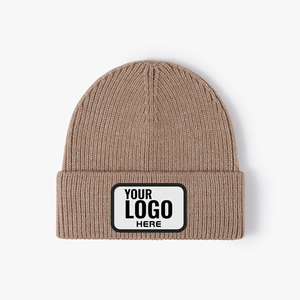 Bonnet d'hiver <span class=keywords><strong>en</strong></span> acrylique pour usage sportif quotidien, bonnet tricoté pour homme avec logo, pour vêtements d'hiver pour homme - Product Image 5