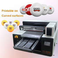 Petite imprimante UV DTF A2 4060 avec fonction d'impression 3D texturée, 5 fonctions d'impression, UV DTF silicone plat, 2880 DPI, 2024 avec caméra