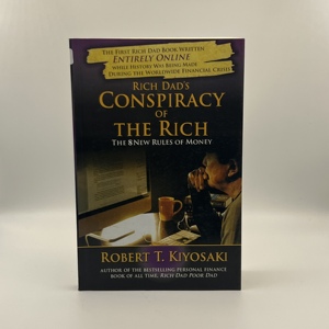 Le livre d'affaires de Rich Dad : un roman sur la conspiration, parfaitement relié avec impression numérique sur papier d'art, couverture souple gaufrée - Product Image 4