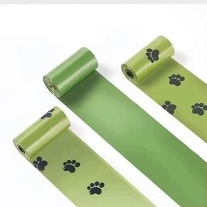 Certified Biodegradable <b>Compostable</b> Cornstarch Dog Poop <b>Bags</b> Eco Friendly Hot Sell Dog Pet Waste <b>Bag</b> Dispenser Thickened - Product Image 4