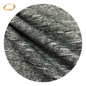 Heather ลายโพลีเอสเตอร์สแปนเด็กซ์ Wicking Slub ผ้าสำหรับกีฬาเสื้อ - Product Image 3