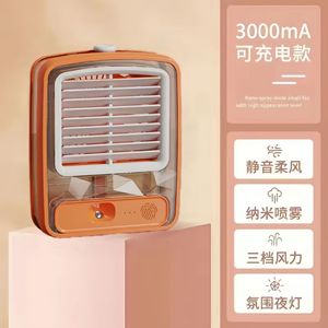 Wholesale 3-in-1 Desktop Mini Cold Wind USB <b>Humidifying</b> with LED Night Light Smart Home Products - Product Image 6